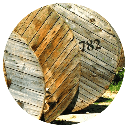 recupero legno bobine