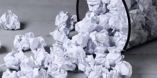 Simboli della raccolta differenziata della carta